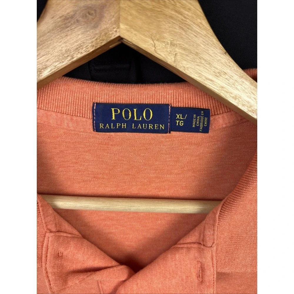 Ralph Lauren Mens Blue Black Short Sleeve Polo Shirt Size XL Lot Of 2 Old‎ Money